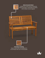 Napoli 2 Seater Garden Furniture Bench