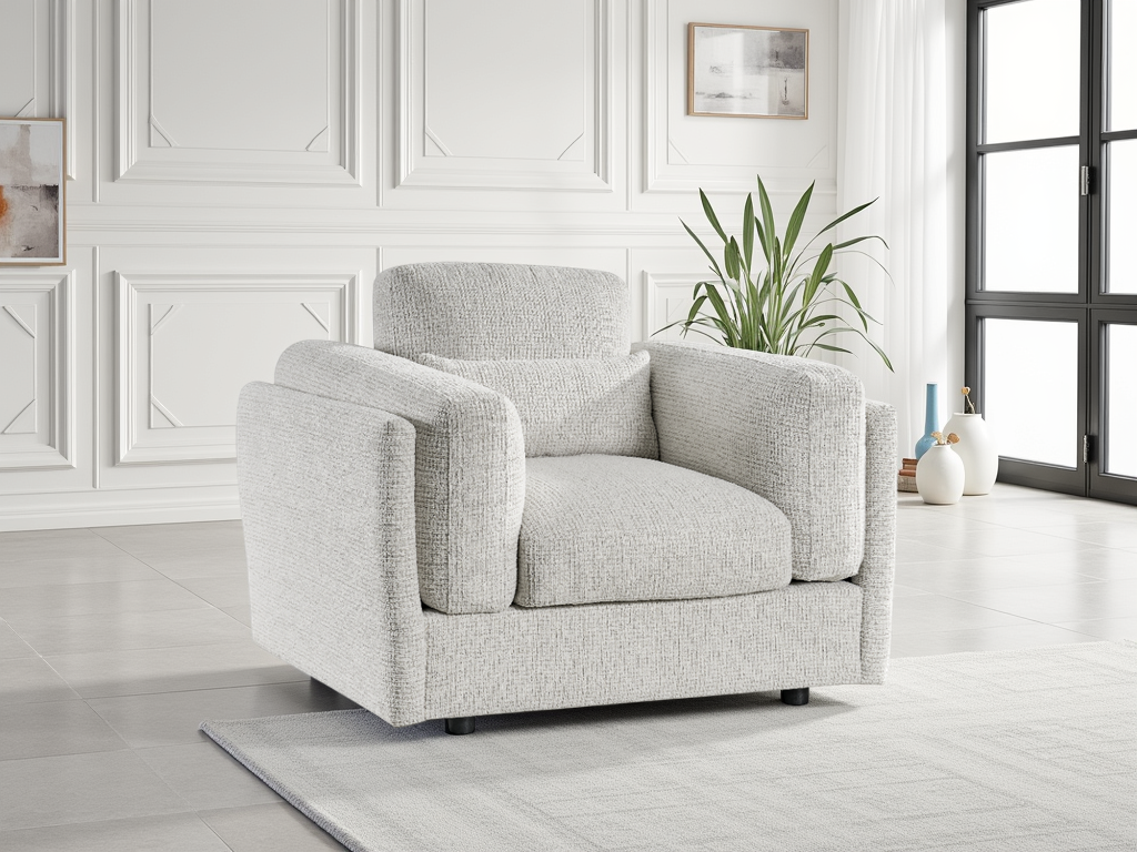 Bari Cosy Fabric Armchair Sofa for Relaxed Living Spaces