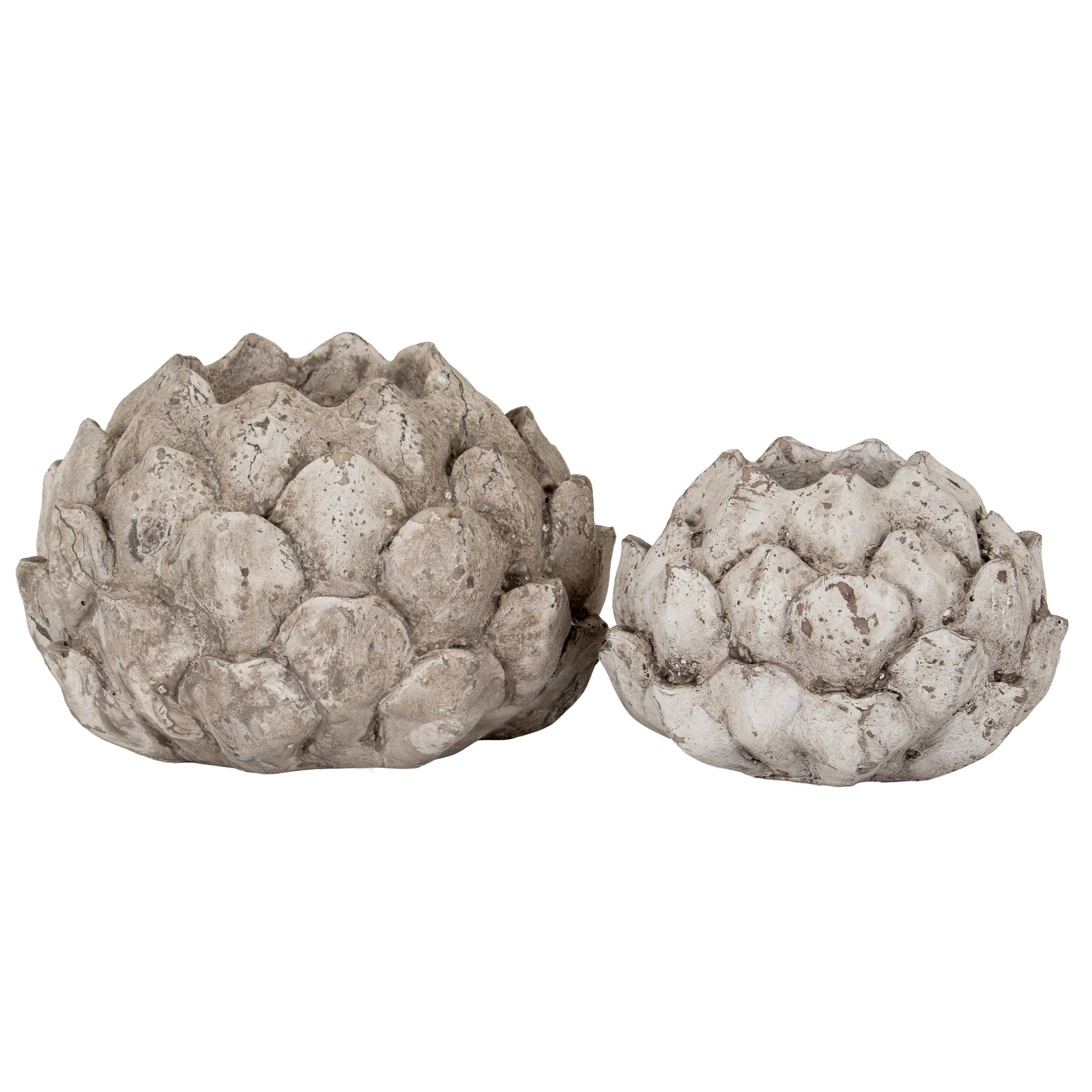 Large Stone Effect Acorn Tea Light Holder