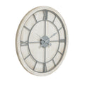 Williston White Large Wall Clock