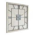 Washed Wood Framed Beaded Mirror