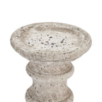 Stone Ceramic Column Candle Holder - Small