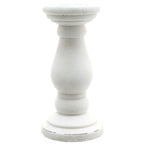 Matt White Ceramic Candle Holder - Medium