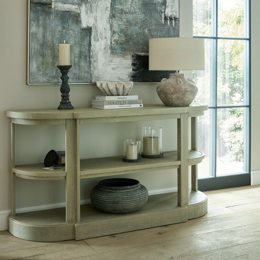 Amalfi Medium Grey Column Candle Holder