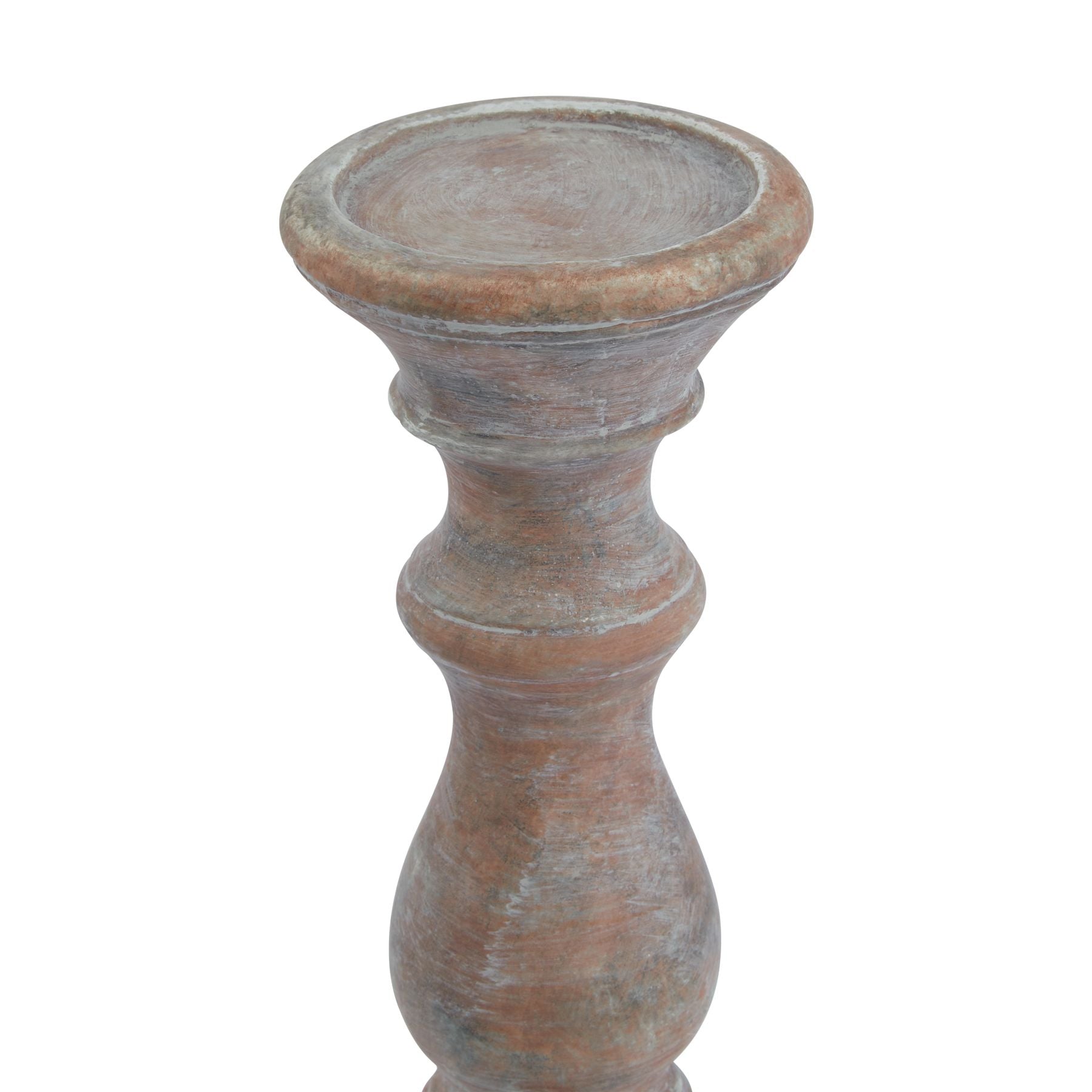 Siena Medium Brown Column Candle Holder