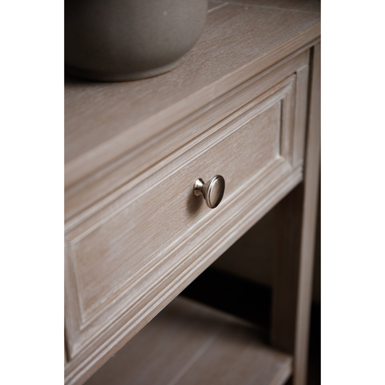 The Serene Collection One Drawer Side Table