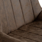 Malmo Coffee Swivel Dining Chair