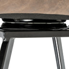 Malmo Coffee Swivel Dining Chair