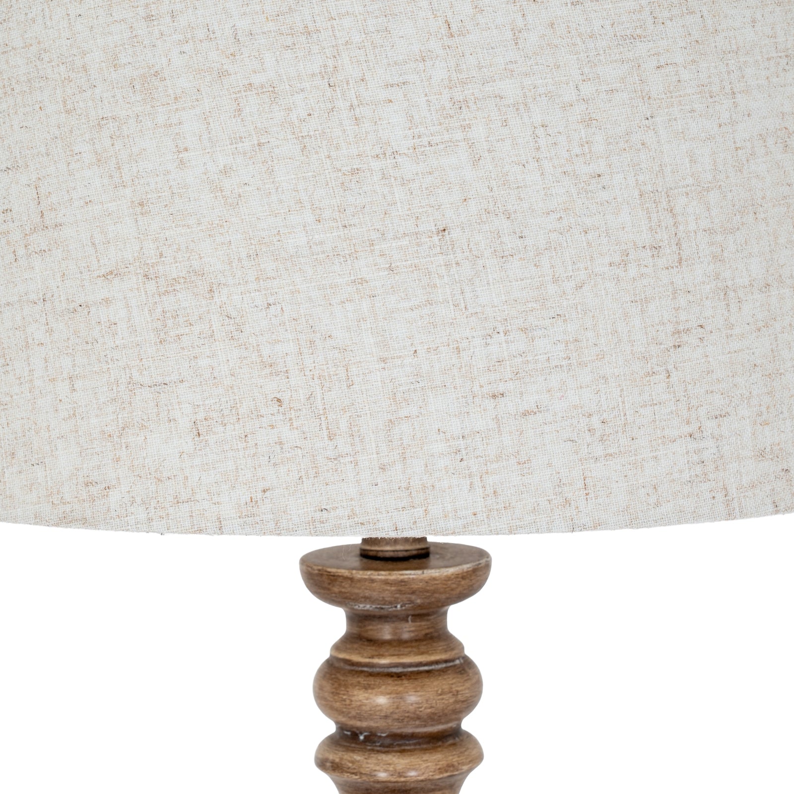 Seraphia Floor Lamp With Edged Linen Shade