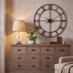 Lunel Glass Orb Table Lamp With Edged Linen Shade