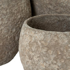 Umber Pot Belly Set Of 3 Planters