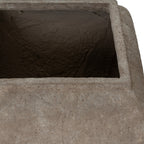 Umber Square Drum Set Of 2 Planters