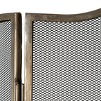 Antiqued Silver Fire Screen