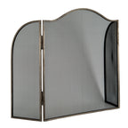 Antiqued Silver Fire Screen