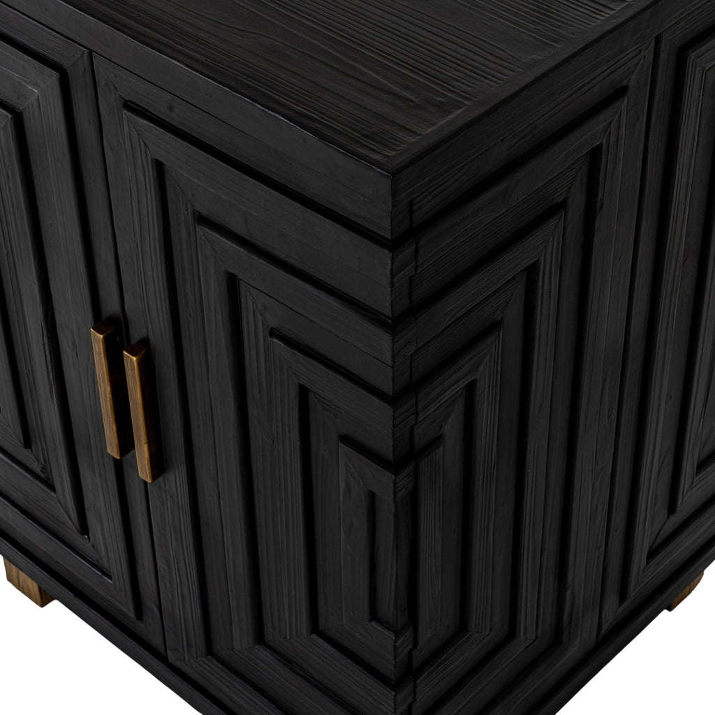 Lennox Black 2 Door Small Sideboard