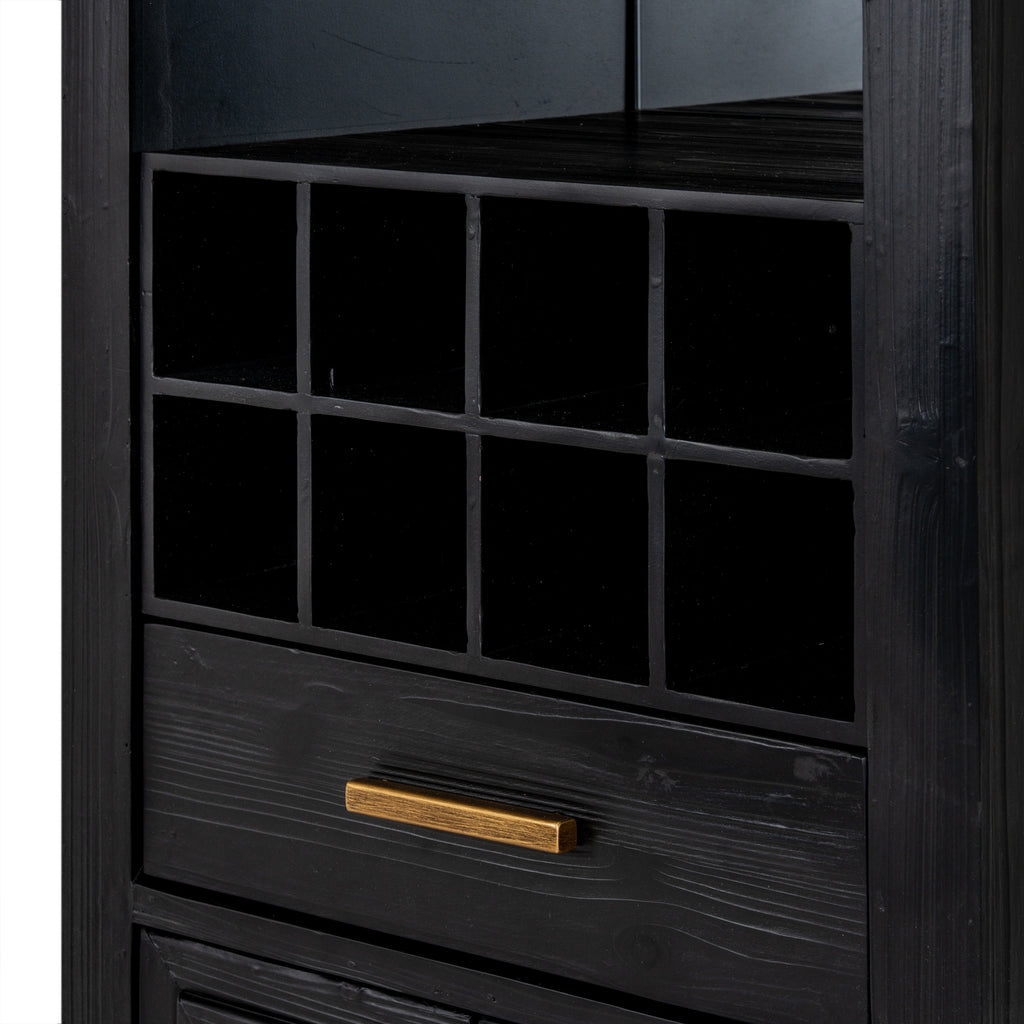 Lennox Black Drinks Unit