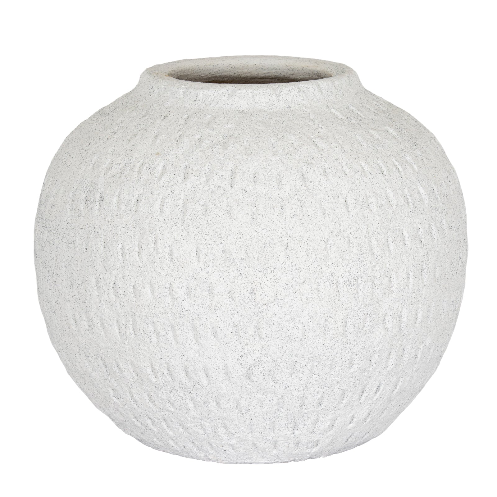 Ashen Medium Round Vase