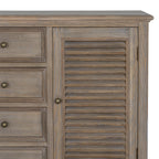 Delphine Collection 2 Door 4 Drawer Large Dresser Base