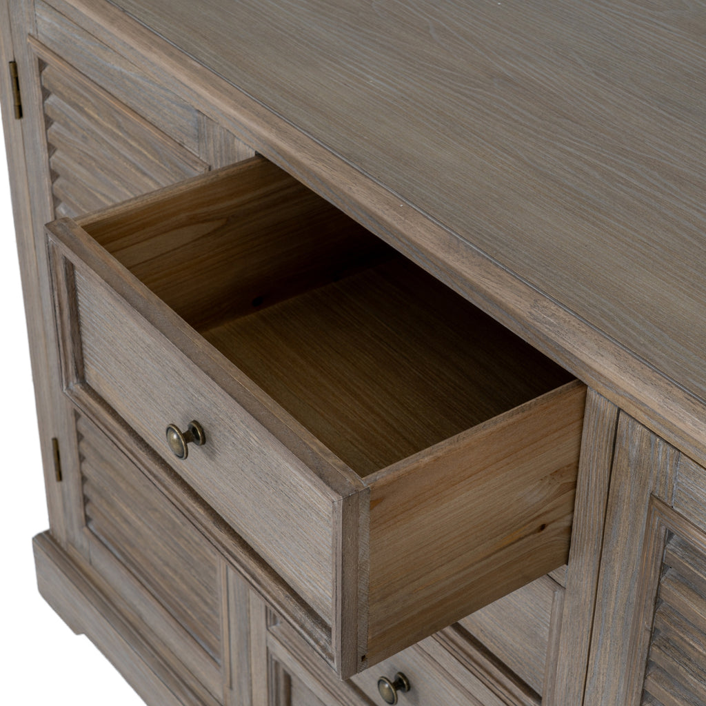 Delphine Collection 2 Door 4 Drawer Large Dresser Base
