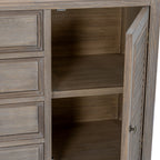 Delphine Collection 2 Door 4 Drawer Large Dresser Base