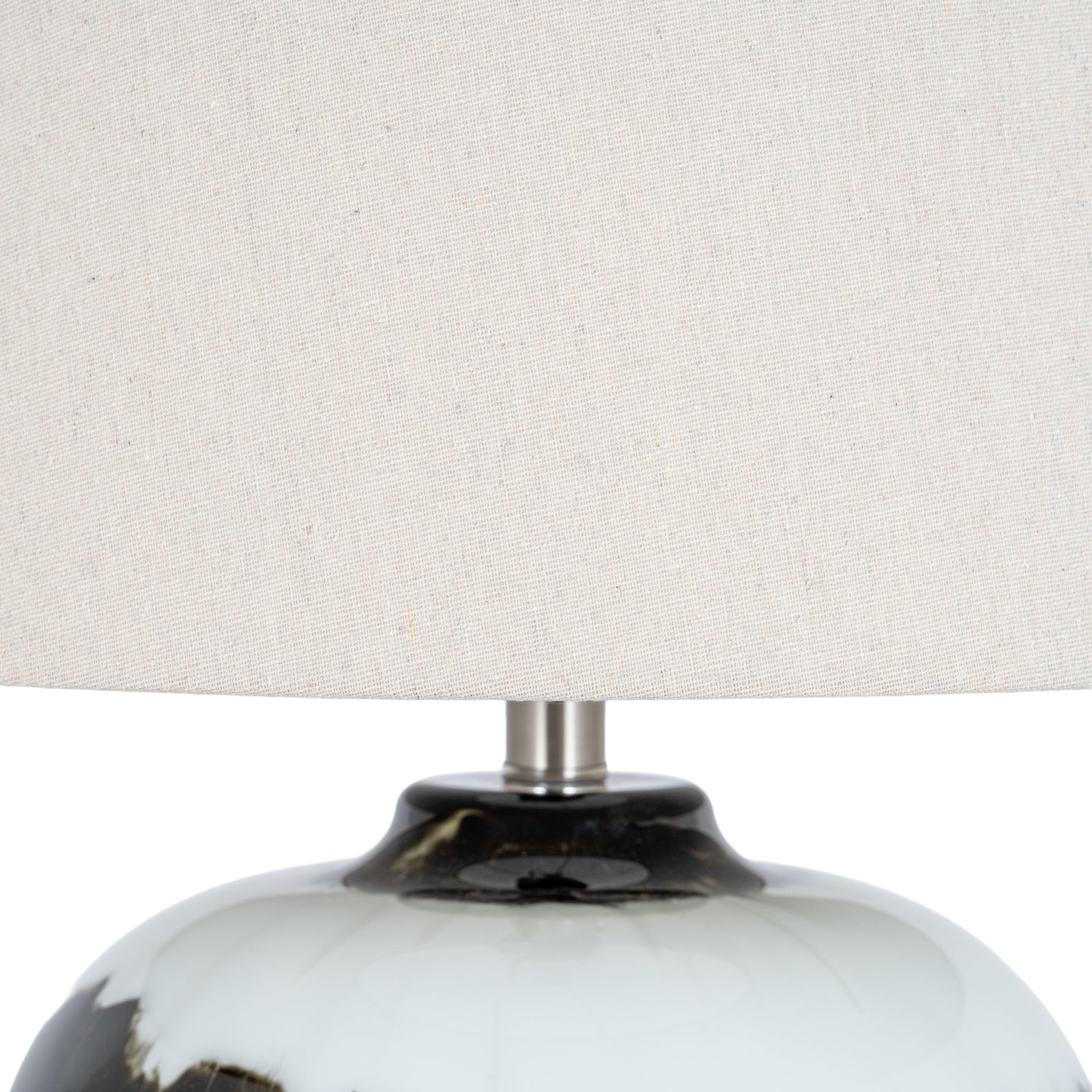 Midnight Shadows Table Lamp With Linen Shade