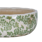Small Green Clover Ceramic Bowl
