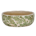 Small Green Clover Ceramic Bowl