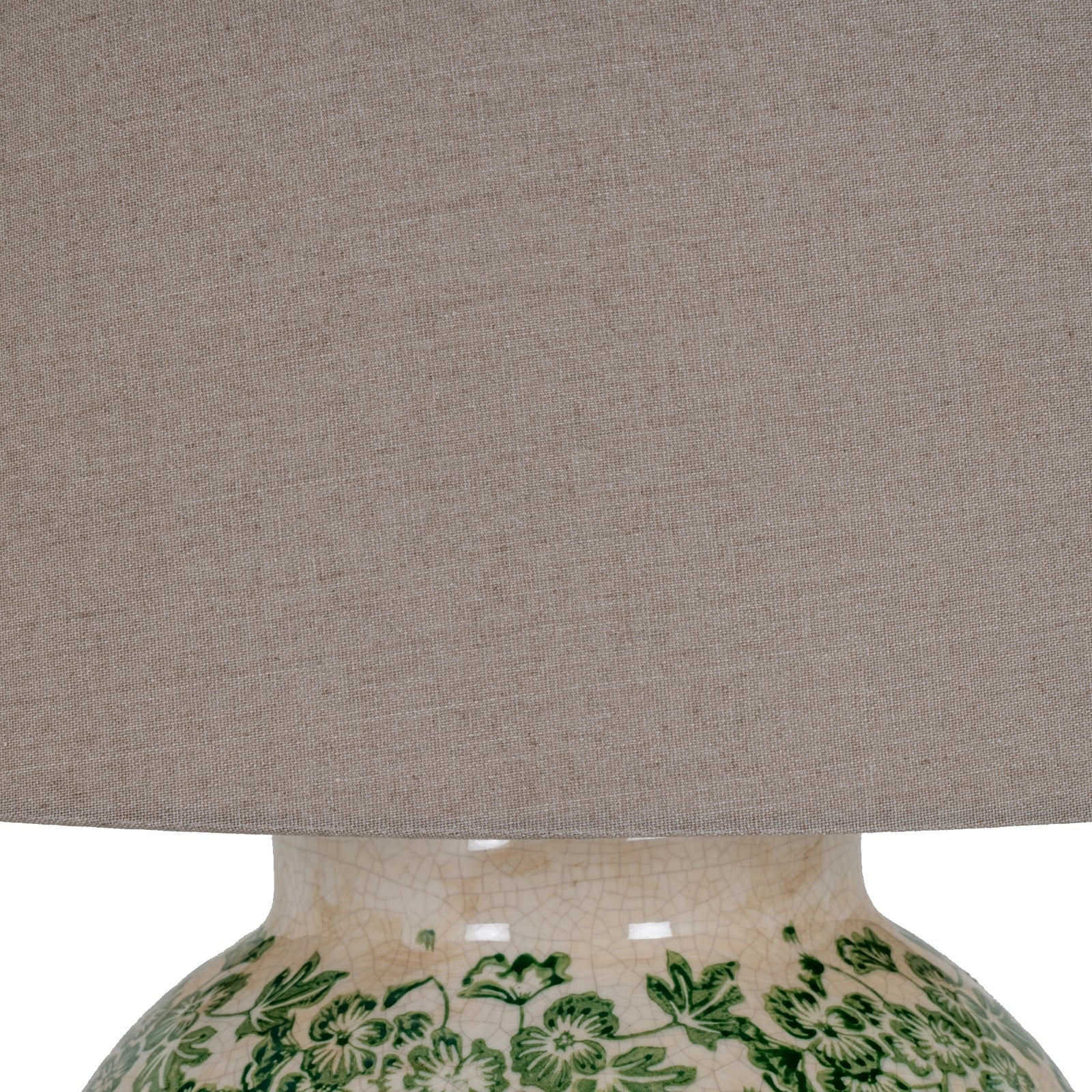 Green Clover Ceramic Pot Lamp