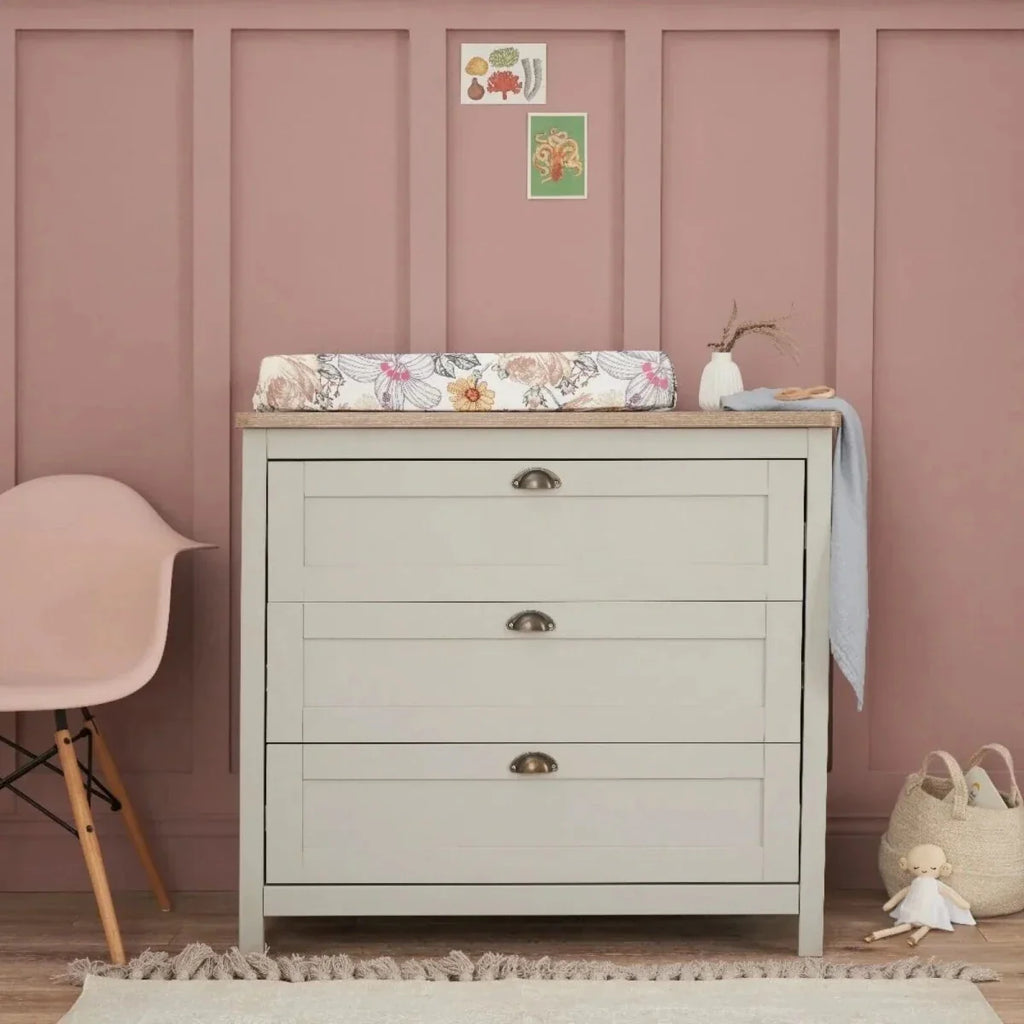 Tutti Bambini Verona 2 pcs Room Set - Dove Grey/Oak
