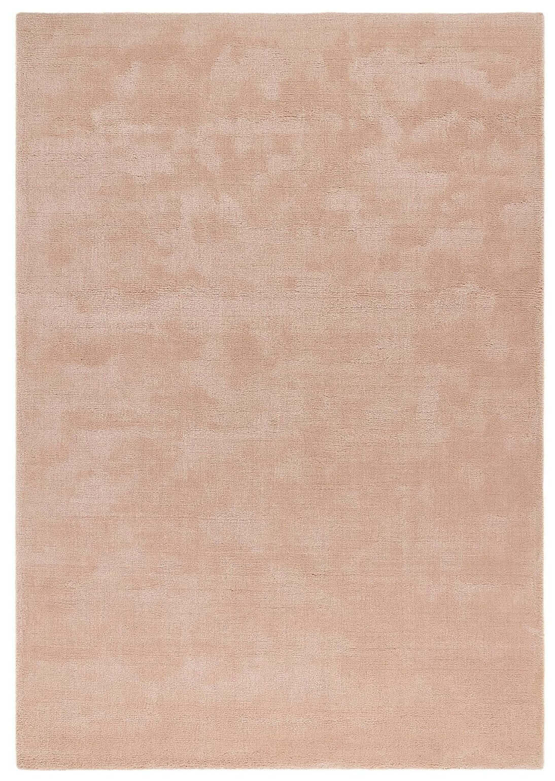 Hush Solid Coral Pink Luxury Rug