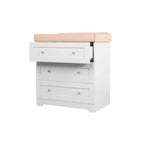 Tutti Bambini Rio Chest Changer - Dove Grey/Honey Oak