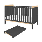 Tutti Bambini Rio 3 pcs Room Set - Dove Grey/Honey Oak