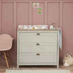 Tutti Bambini Verona Chest Changer - Dove Grey/Oak