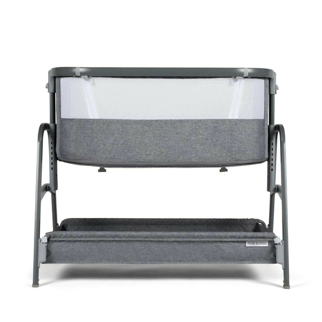 Ickle Bubba Bubba&Me Bedside Crib - Space Grey