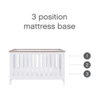 Tutti Bambini Verona 3 pcs Room Set - White/Oak