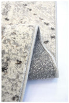 Abstract Vintage Cream & Grey Rug | D176A