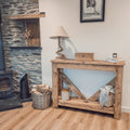 Cera Console Table With V Back
