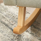 Tutti Bambini Jonah Rocking Chair & Foot Stool - Pebble