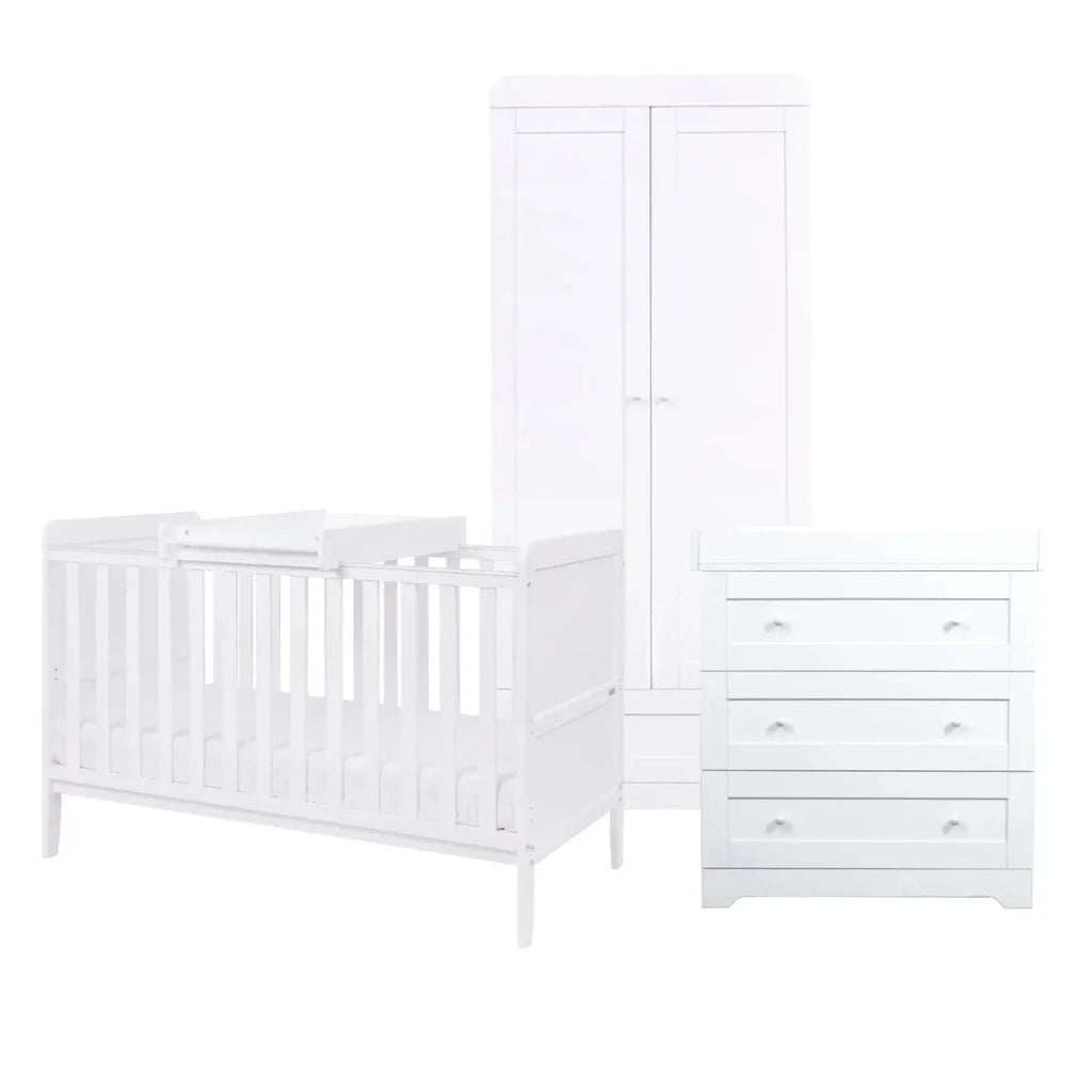 Tutti Bambini Rio 3 pcs Room Set - White
