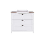 Tutti Bambini Verona Chest Changer - White/Oak