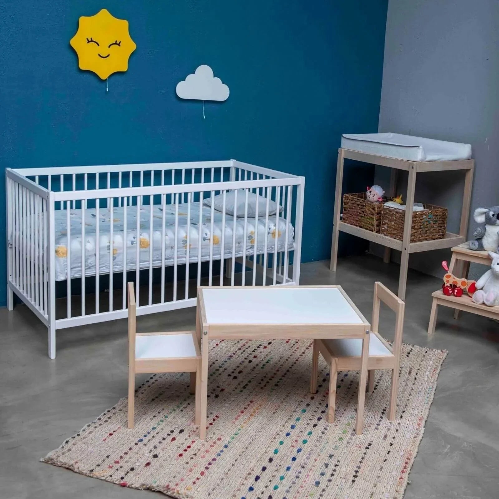 Montessori Wooden Table and Chair Set for Kids