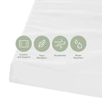 Tutti Bambini Rio Cot Bed with Cot Top Changer & Mattress - Dove Grey/Honey Oak