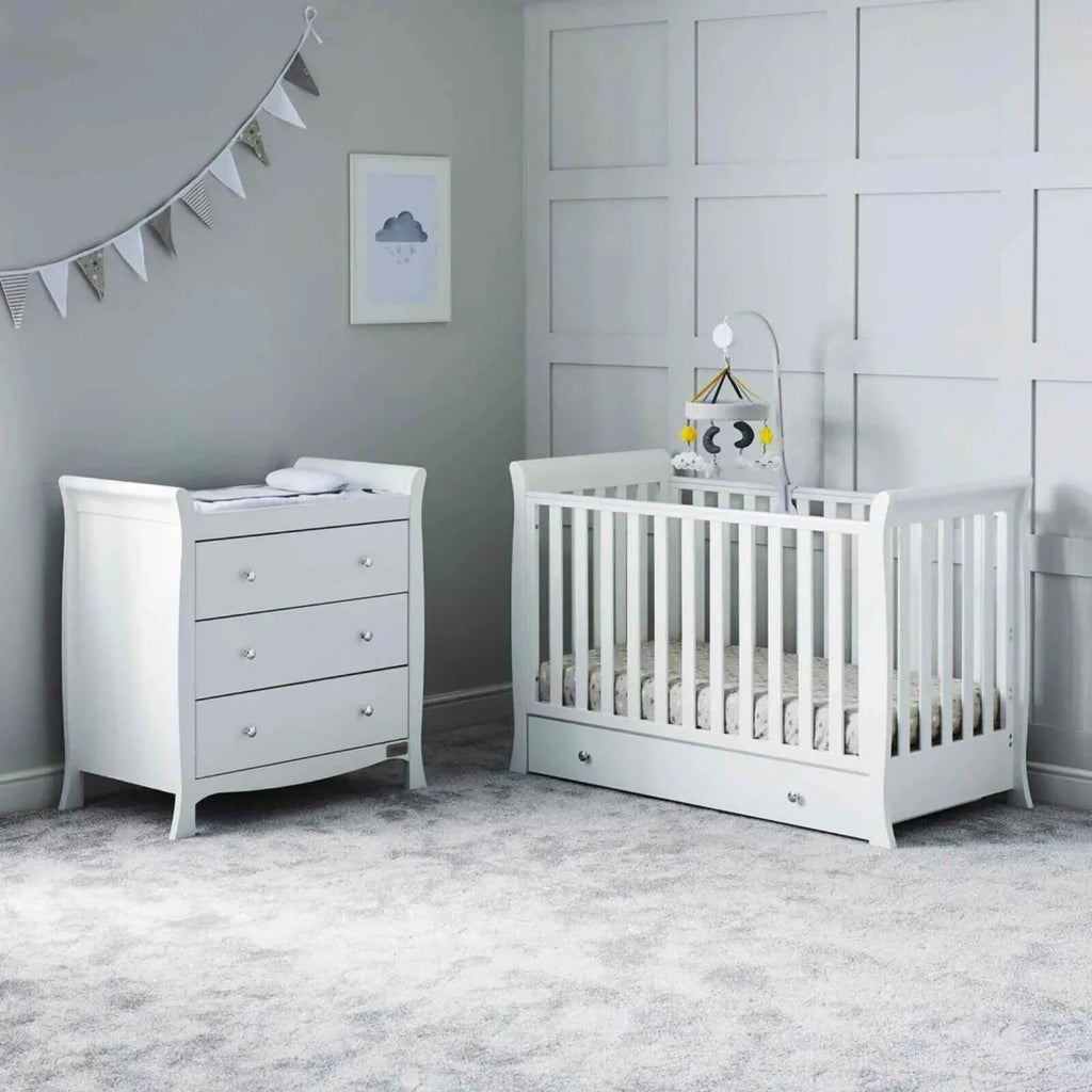 Ickle Bubba Snowdon 4-in-1 Mini Furniture Set Fibre Mattress 2 pcs - White