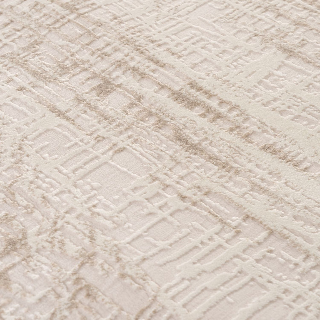 Carmel Cream-Beige Abstract Rug | 6030