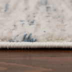 Carmel Cream-Blue Abstract Rug | 6030