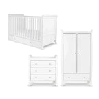 Ickle Bubba Snowdon Classic Furniture Set Premium Pocket Sprung Mattress 3 pcs - White