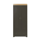 Tutti Bambini Rio Wardrobe - Slate/Honey Oak
