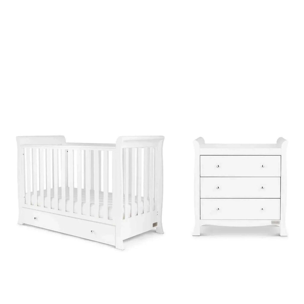 Ickle Bubba Snowdon 4-in-1 Mini Furniture Set Fibre Mattress 2 pcs - White