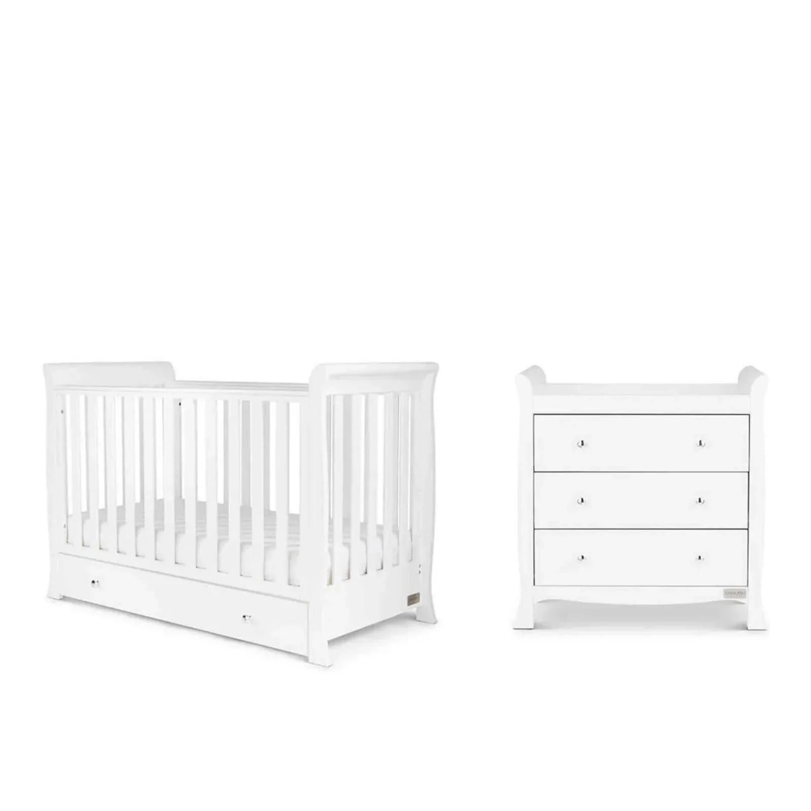 Ickle Bubba Snowdon 4-in-1 Mini Furniture Set Fibre Mattress 2 pcs - White