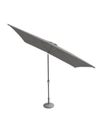 Crank and Tilt Rectangular Parasol - Grey
